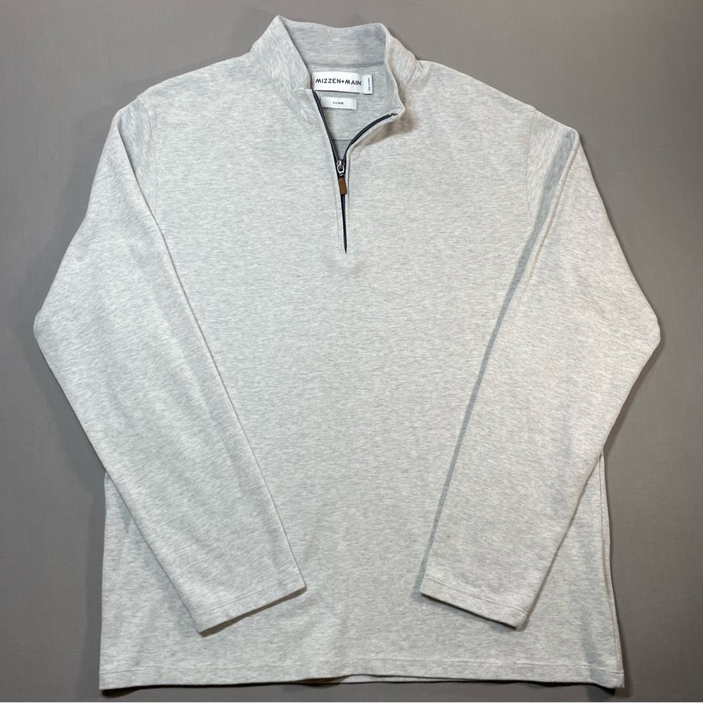 Mizzen + Main Hillman Quarter-Zip Pullover Sweatshirt/Sweater - Mens XL - Picture 2 of 15